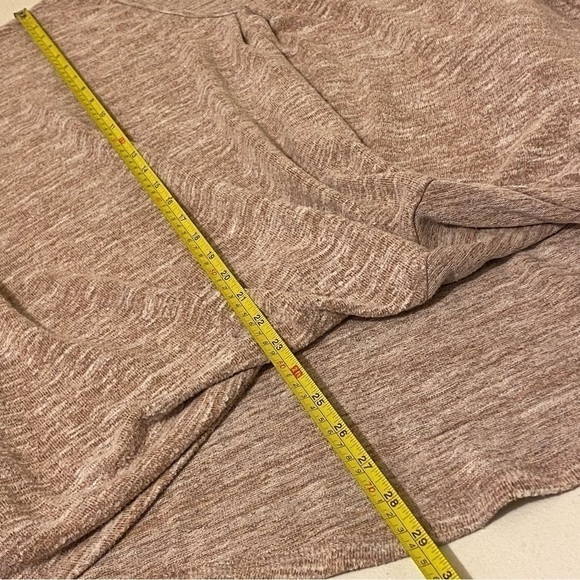 Umgee Blouse Size Small Tunic Oversized Boho Rose Gathered Front Long Sleeves - Picture 6 of 8